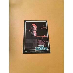 Vintage 1979 The Babys Trading Card #55 London Rock Band Collectible